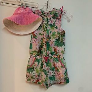 Juicy Couture Kids Floral Romper